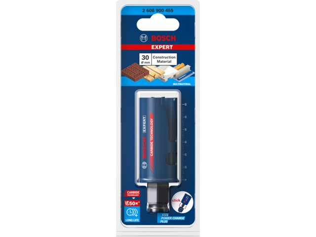 Žaga za izrezovanje lukenj Bosch EXPERT Construction Material, 30x60mm, 2608900455